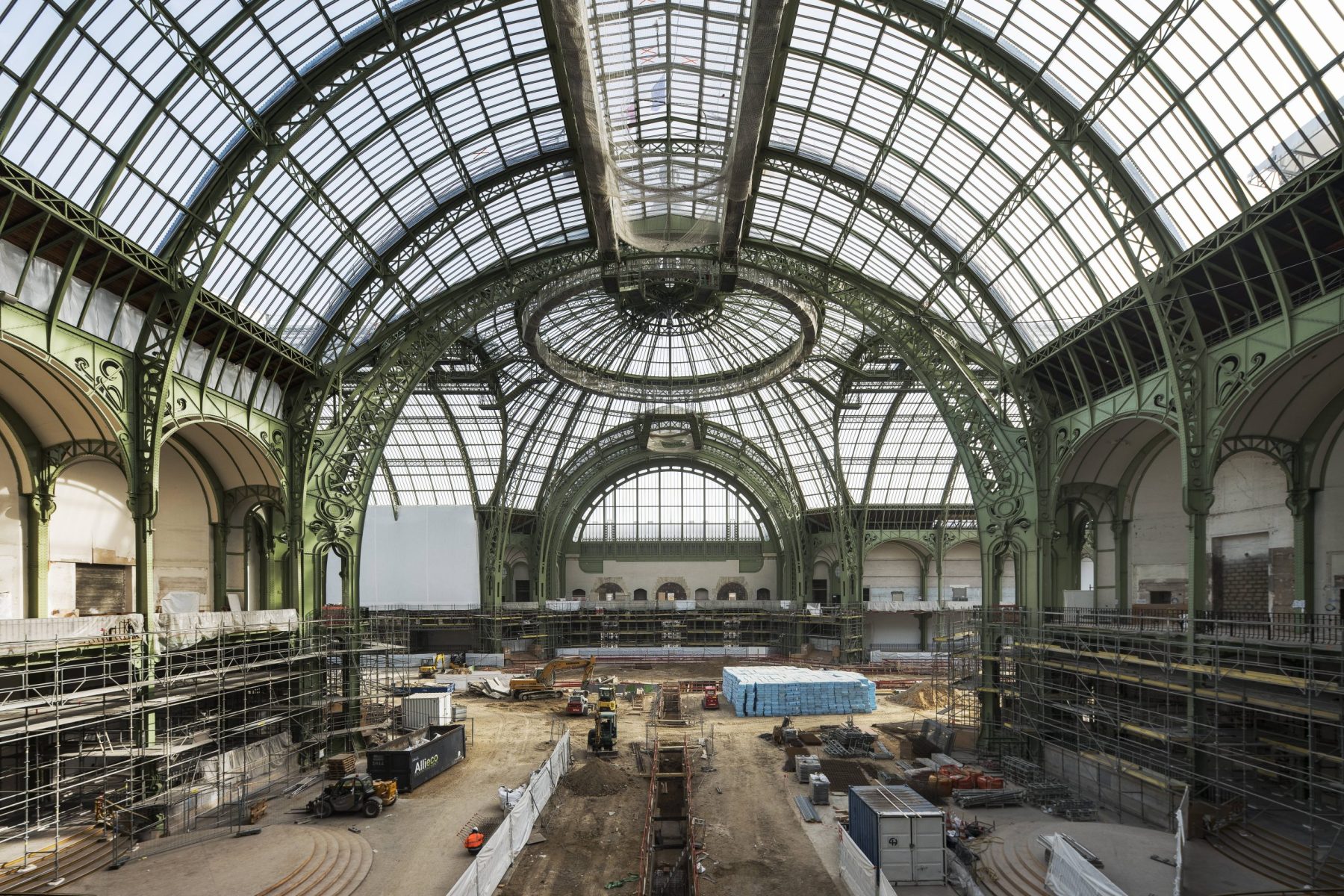 Visite du chantier du Grand Palais<